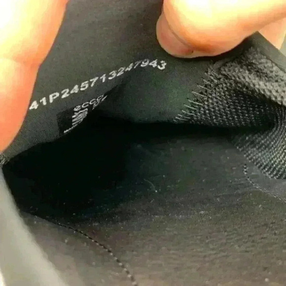 New Ecco heels 41 10-10.5 Black leather gore-Tex - Picture 8 of 9
